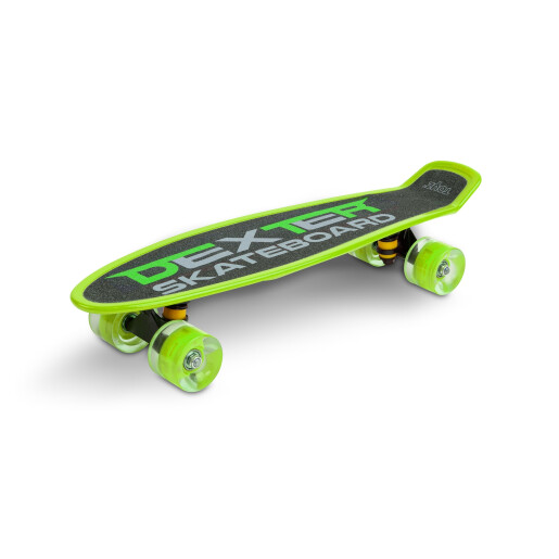 Skateboard cu casca, cotiere si genunchiere Toyz DEXTER Verde