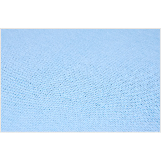Cearsaf de bumbac jersey cu elastic Sensillo 120x60 cm Albastru