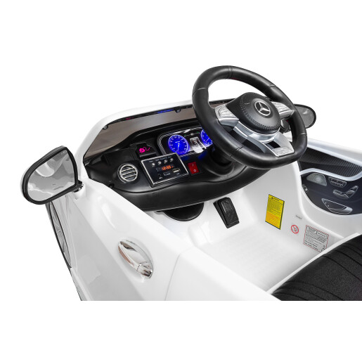 Masinuta electrica cu telecomanda Toyz MERCEDES-BENZ S63 AMG 12V White