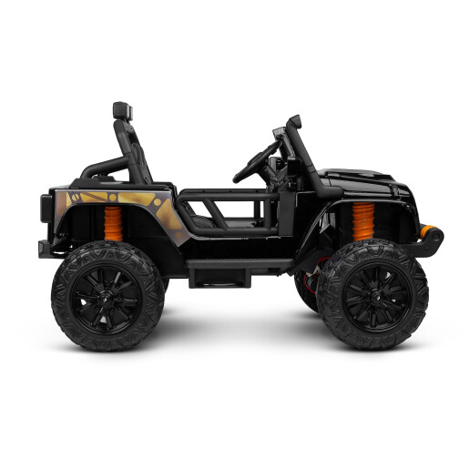 Jeep electric Toyz RINGO 12V 4x4 cu telecomanda Negru