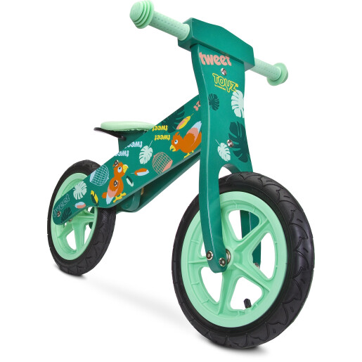 Bicicleta fara pedale Toyz ZAP Green