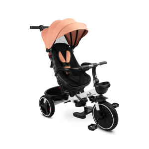 Tricicleta cu maner parental si scaun reversibil Toyz DASH Roz