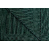 Paturica de bumbac tricotata Sensillo 100x80 cm Verde Inchis