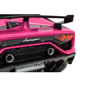Masinuta electrica cu telecomanda Toyz Lamborghini Aventador SVJ 12V Pink